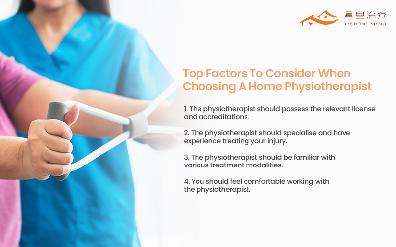 Top factors to consider when choosing a home physiotherapist