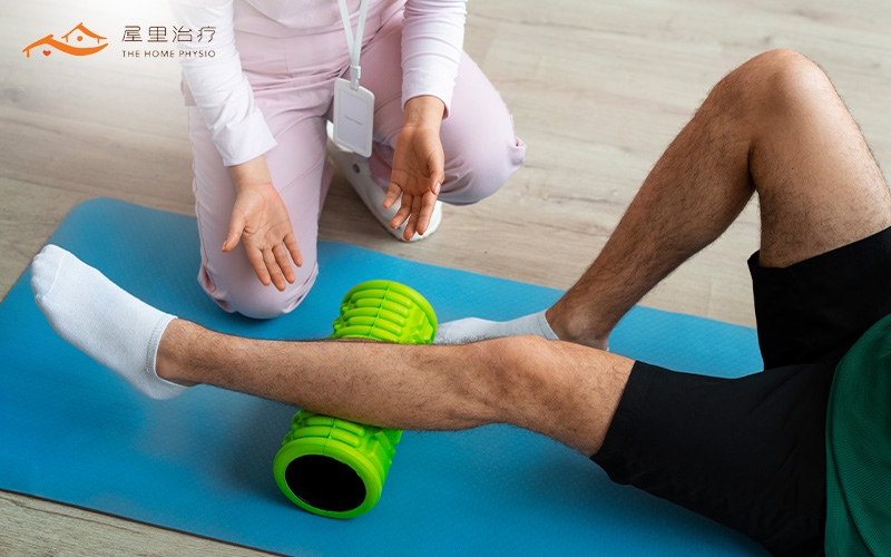 man doing osteoarthritis treatment